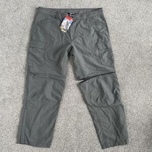 The North Face Libertine Convertible Pants Mens Climbing Hiking Gray Size 38 New